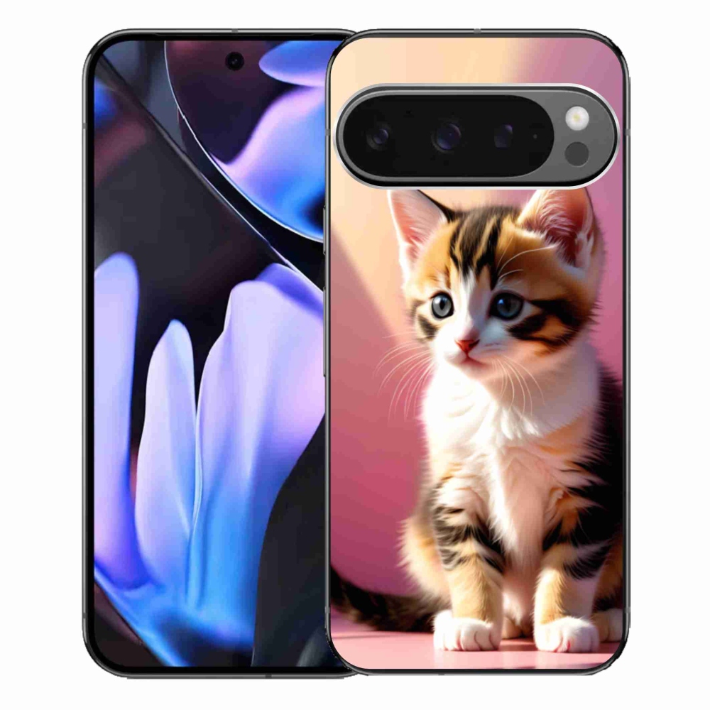 Gelový kryt mmCase na Google Pixel 9 Pro XL - zvědavé kotě 2