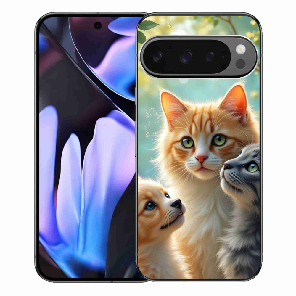 Gelový kryt mmCase na Google Pixel 9 Pro XL - zvířecí přátelství 2