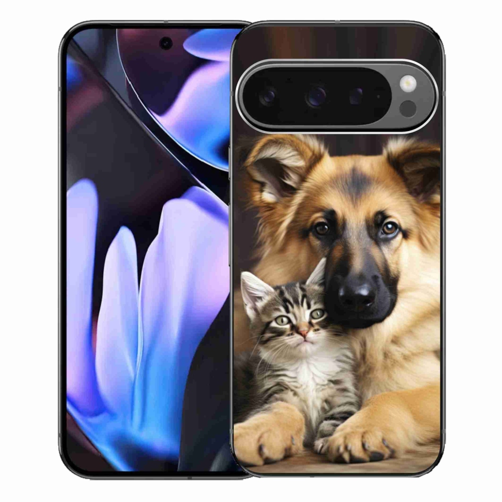 Gelový kryt mmCase na Google Pixel 9 Pro XL - zvířecí přátelství