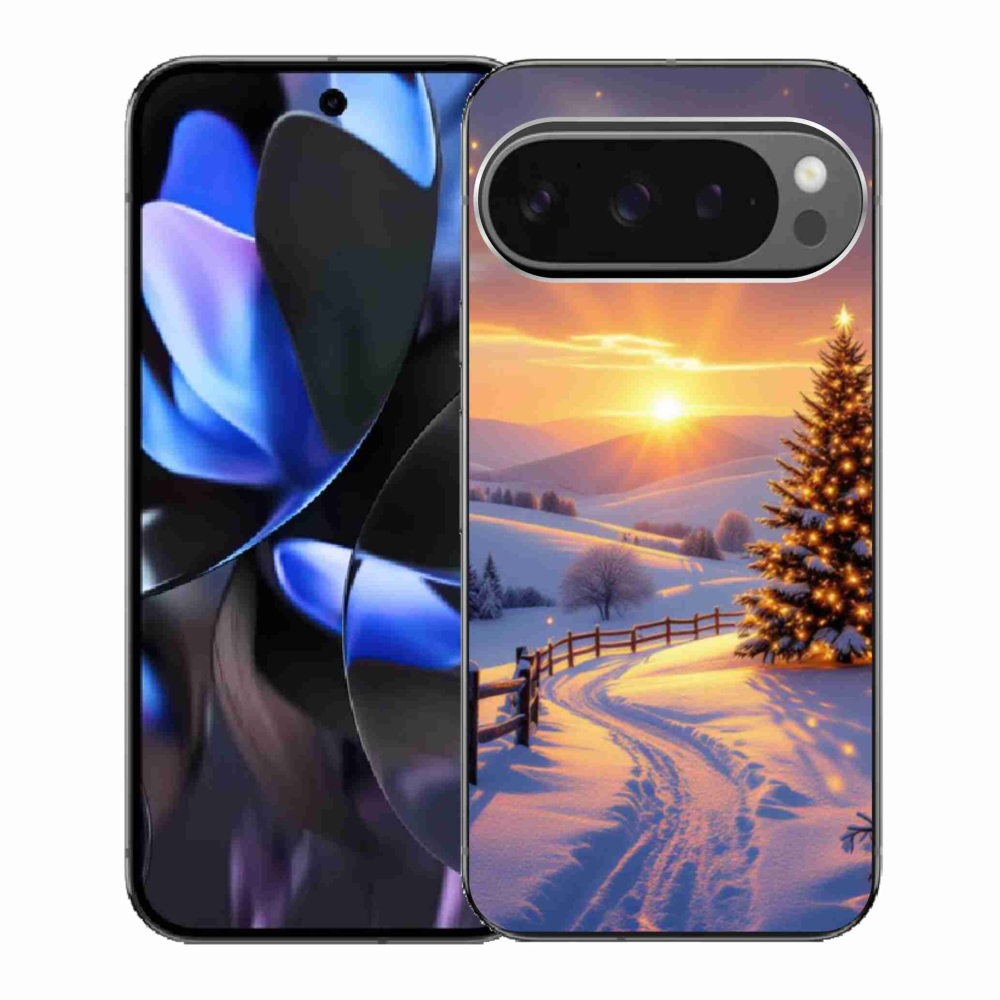 Gelový kryt mmCase na Google Pixel 9 Pro - zimní krajina