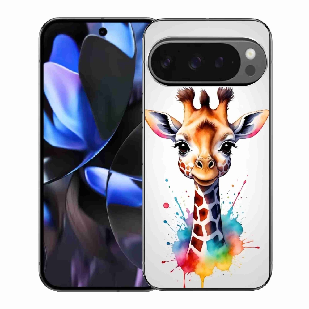 Gelový kryt mmCase na Google Pixel 9 Pro - žirafa 1