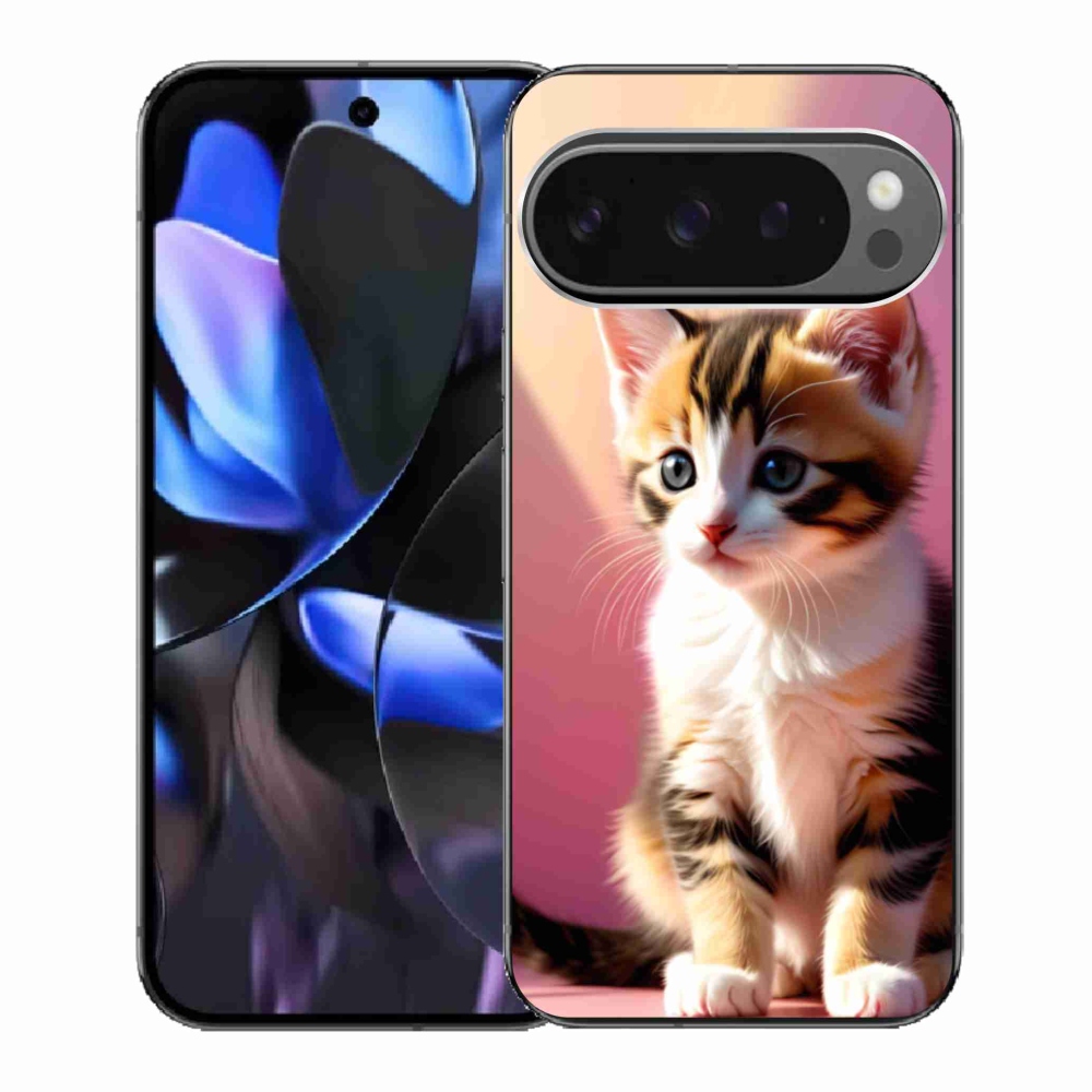 Gelový kryt mmCase na Google Pixel 9 Pro - zvědavé kotě 2