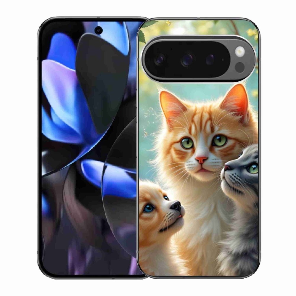 Gelový kryt mmCase na Google Pixel 9 Pro - zvířecí přátelství 2