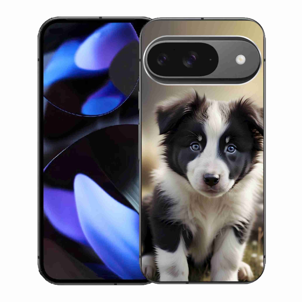 Gelový kryt mmCase na Google Pixel 9 - roztomilá border kolie