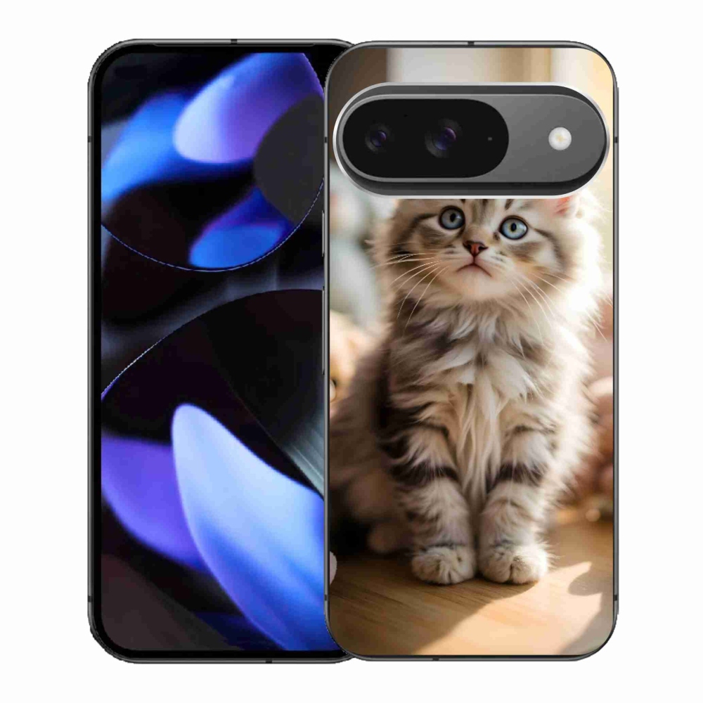 Gelový kryt mmCase na Google Pixel 9 - roztomilé kotě 10