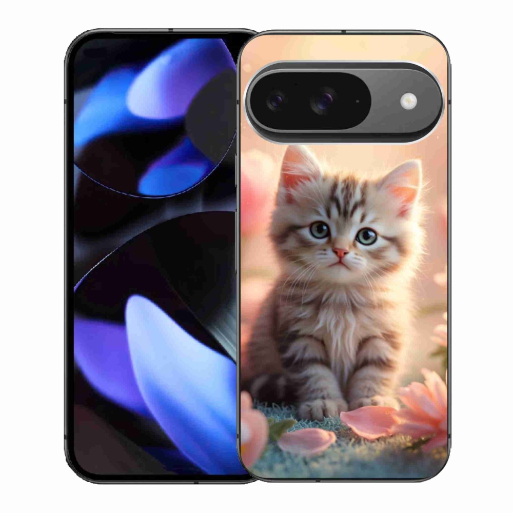 Gelový kryt mmCase na Google Pixel 9 - roztomilé kotě 8