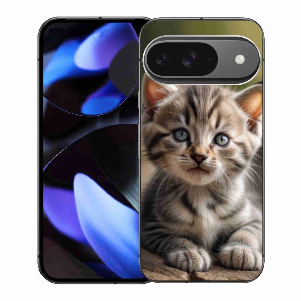 Gelový kryt mmCase na Google Pixel 9 - roztomilé kotě 9