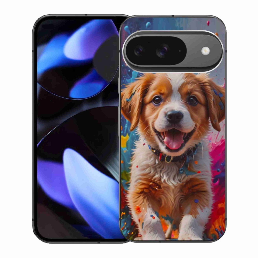 Gelový kryt mmCase na Google Pixel 9 - roztomilé štěně 3