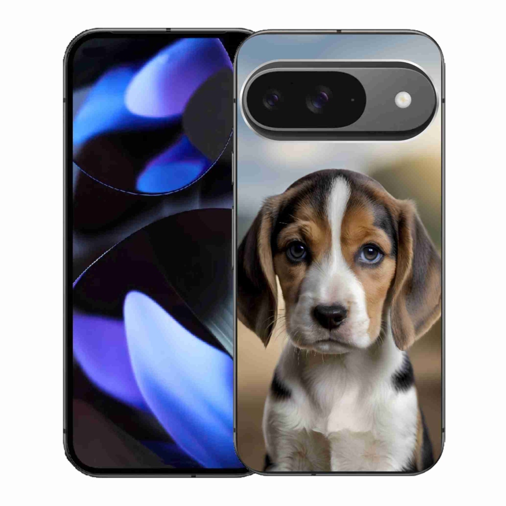 Gelový kryt mmCase na Google Pixel 9 - roztomilý bígl