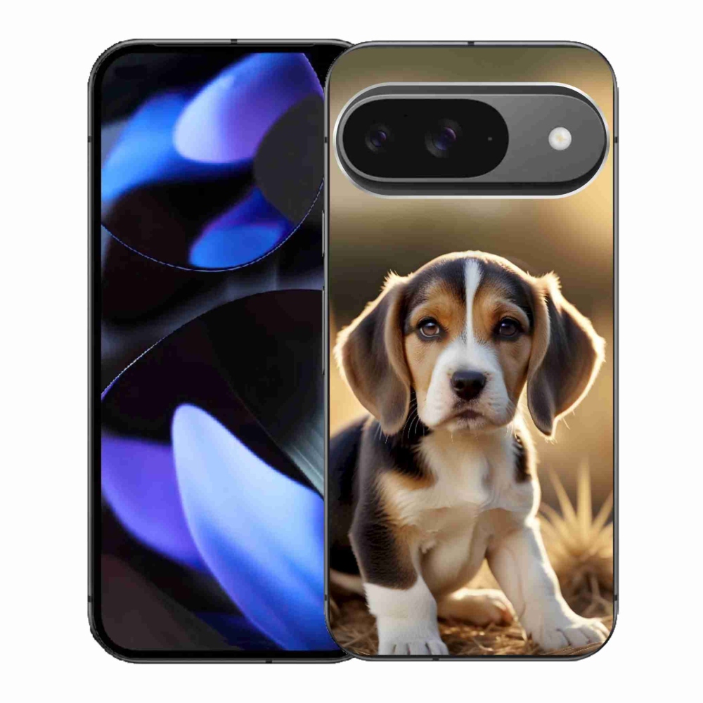 Gelový kryt mmCase na Google Pixel 9 - roztomilý bígl