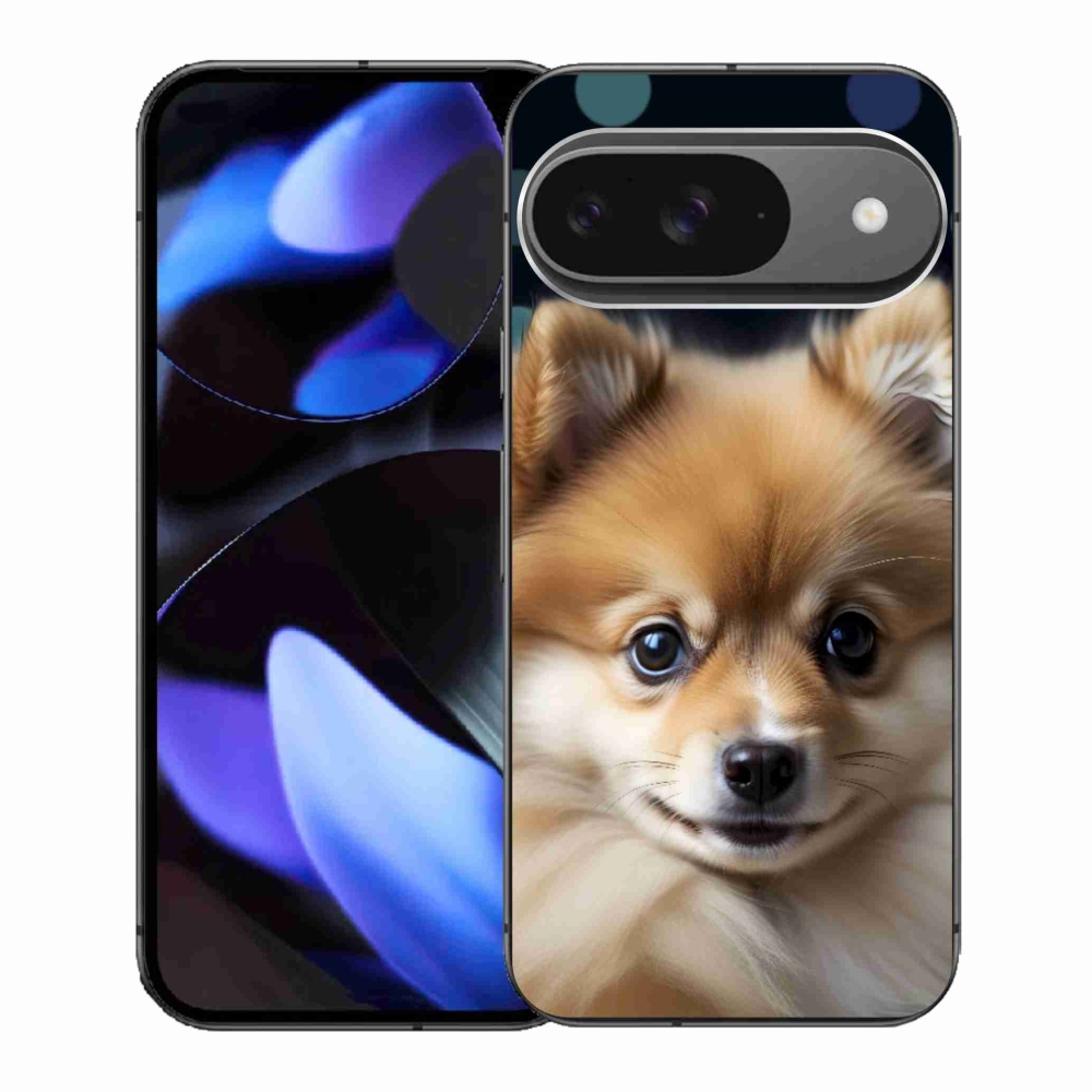 Gelový kryt mmCase na Google Pixel 9 - roztomilý pomeranian