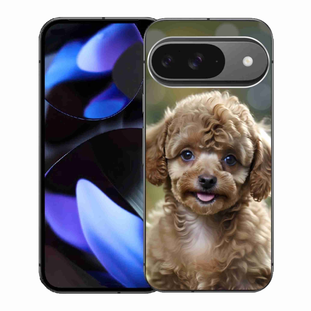Gelový kryt mmCase na Google Pixel 9 - roztomilý pudl