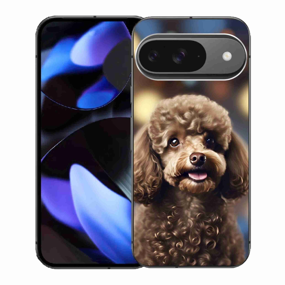 Gelový kryt mmCase na Google Pixel 9 - roztomilý pudl