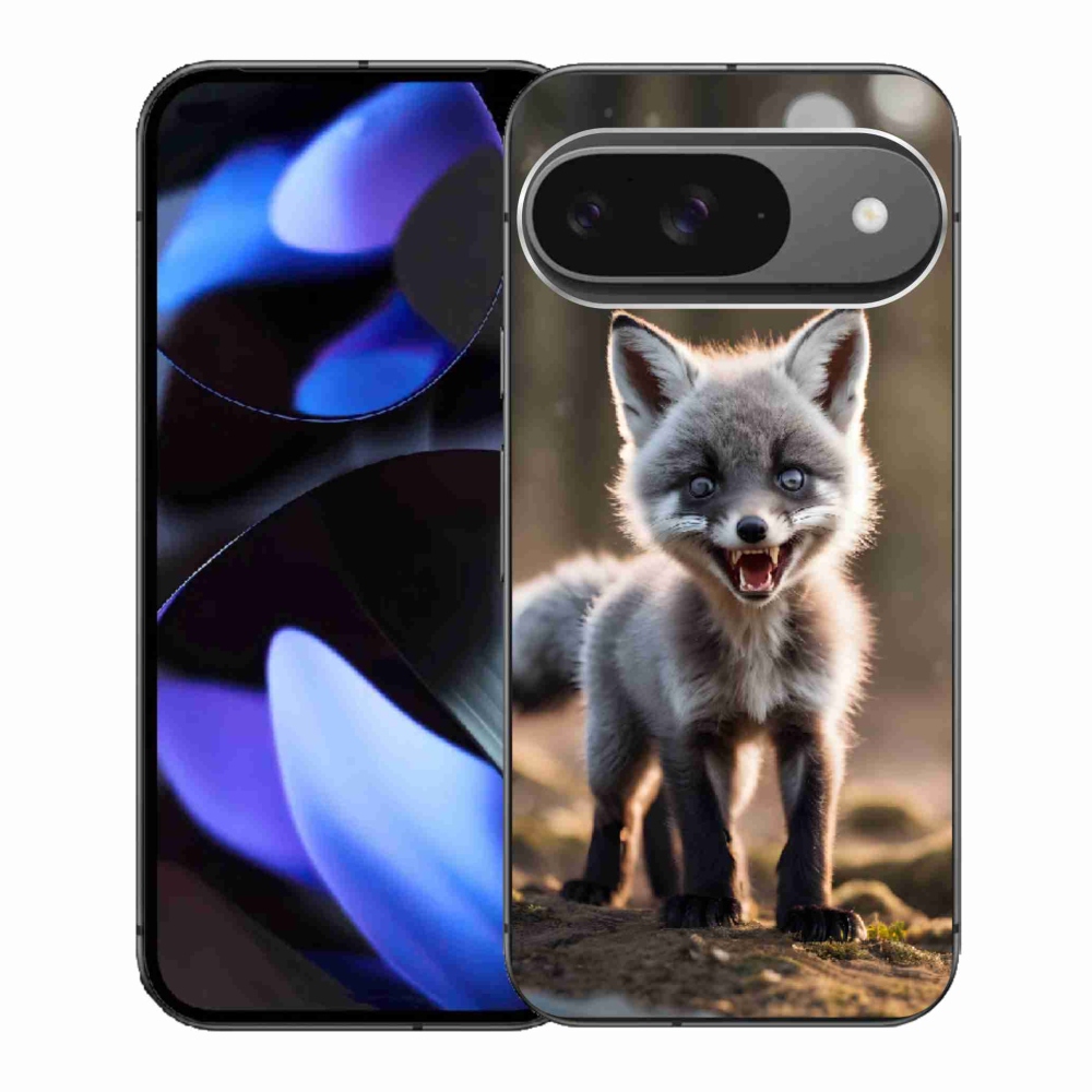 Gelový kryt mmCase na Google Pixel 9 - rozzuřená liška
