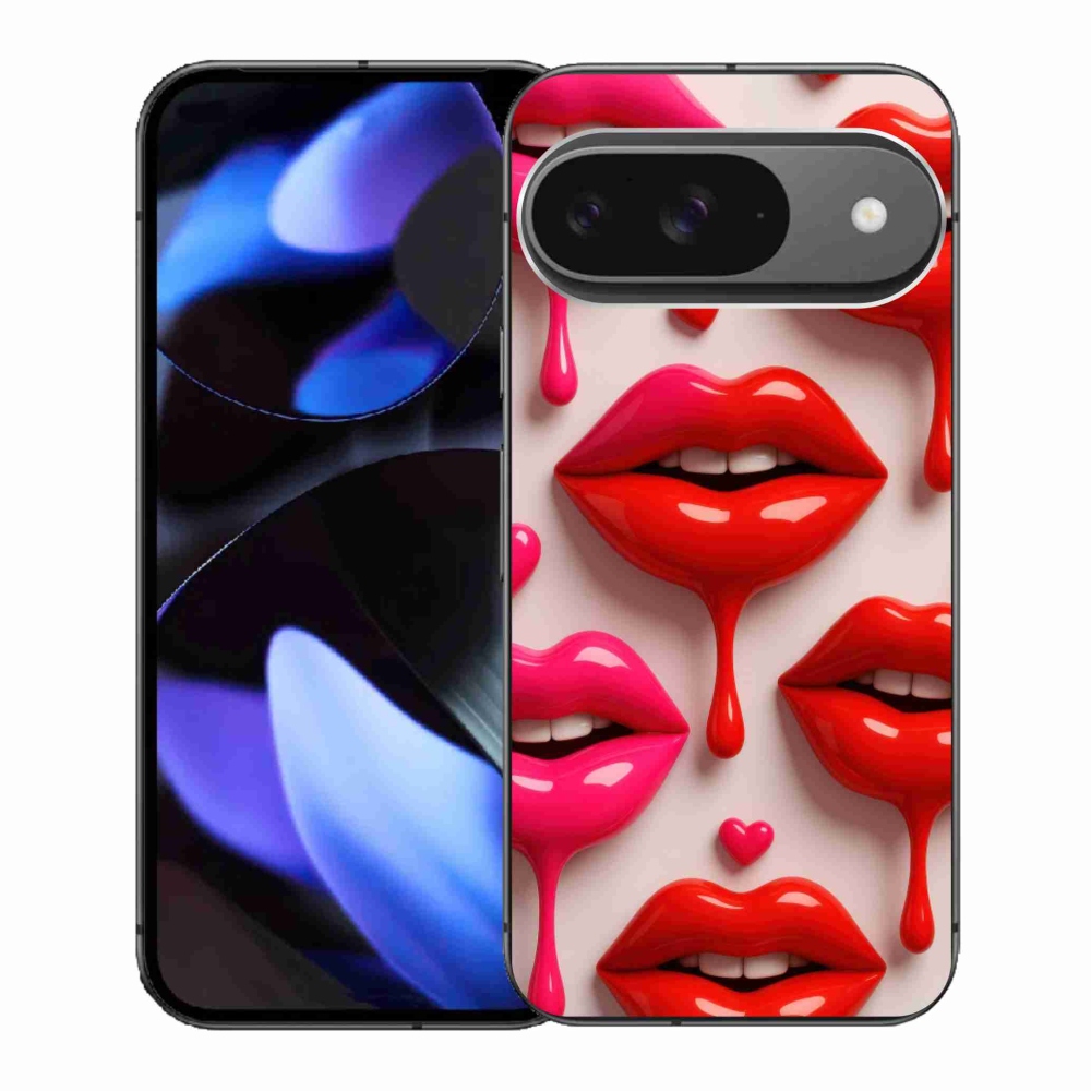 Gelový kryt mmCase na Google Pixel 9 - rty 2