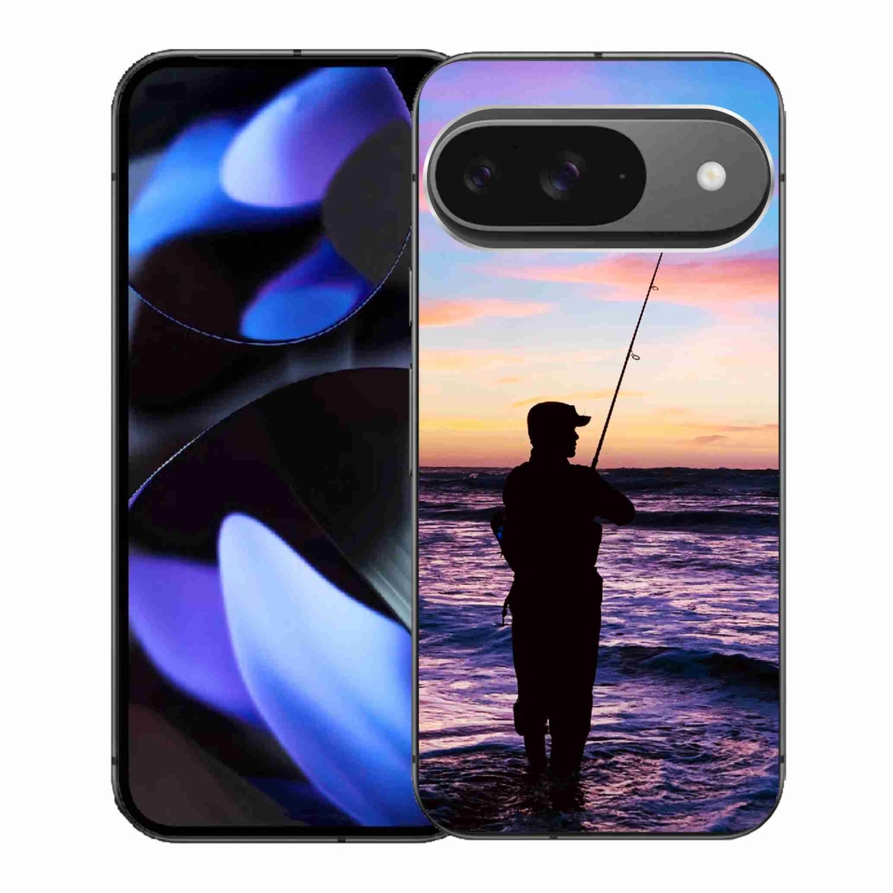 Gelový kryt mmCase na Google Pixel 9 - rybaření 1