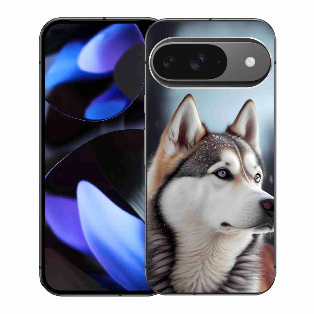 Gelový kryt mmCase na Google Pixel 9 - sibiřský husky