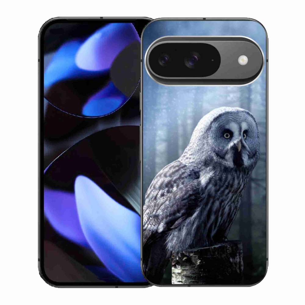 Gelový kryt mmCase na Google Pixel 9 - sova