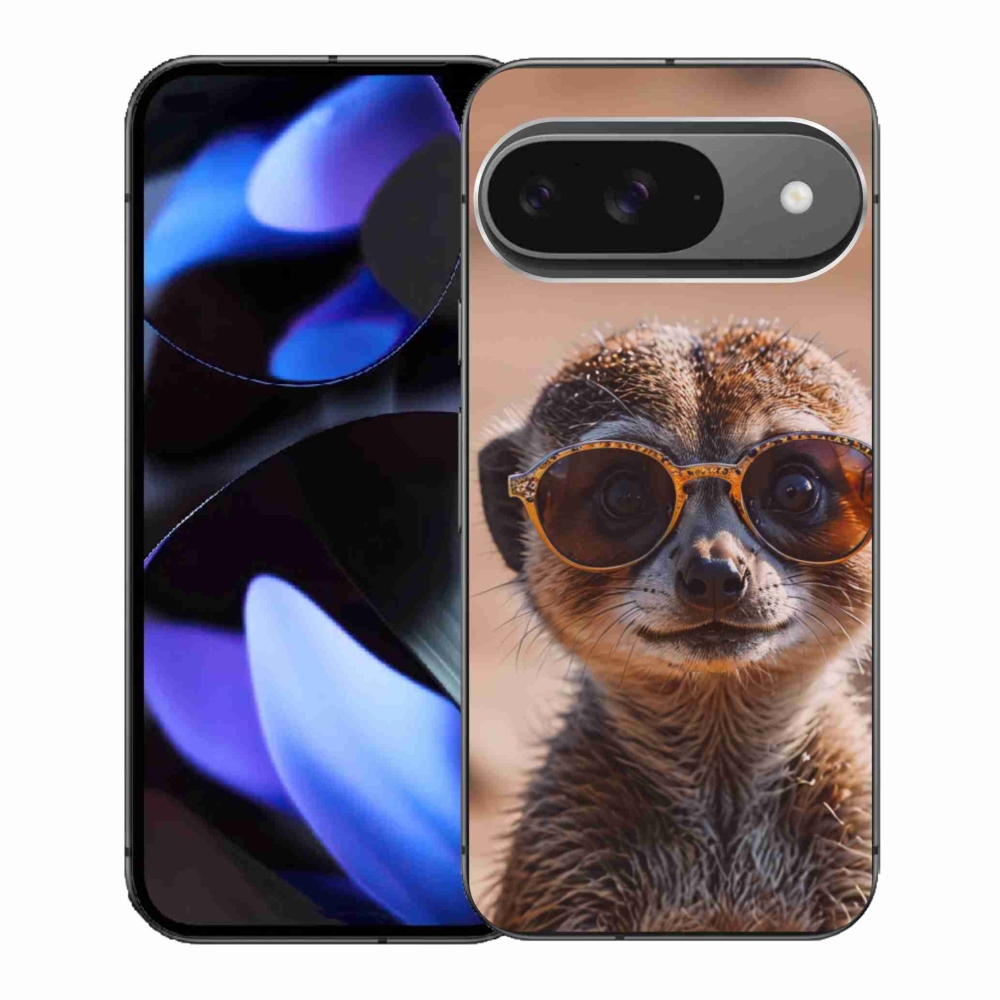 Gelový kryt mmCase na Google Pixel 9 - stylová surikata