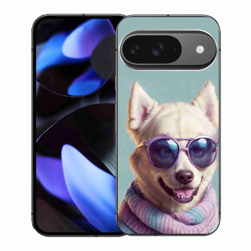 Gelový kryt mmCase na Google Pixel 9 - stylový německý špic