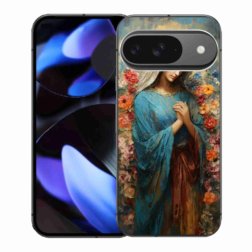 Gelový kryt mmCase na Google Pixel 9 - svatá žena