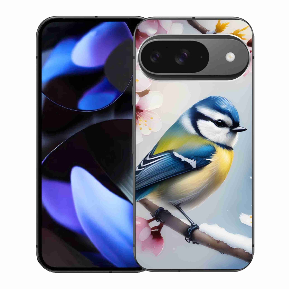 Gelový kryt mmCase na Google Pixel 9 - sýkorka