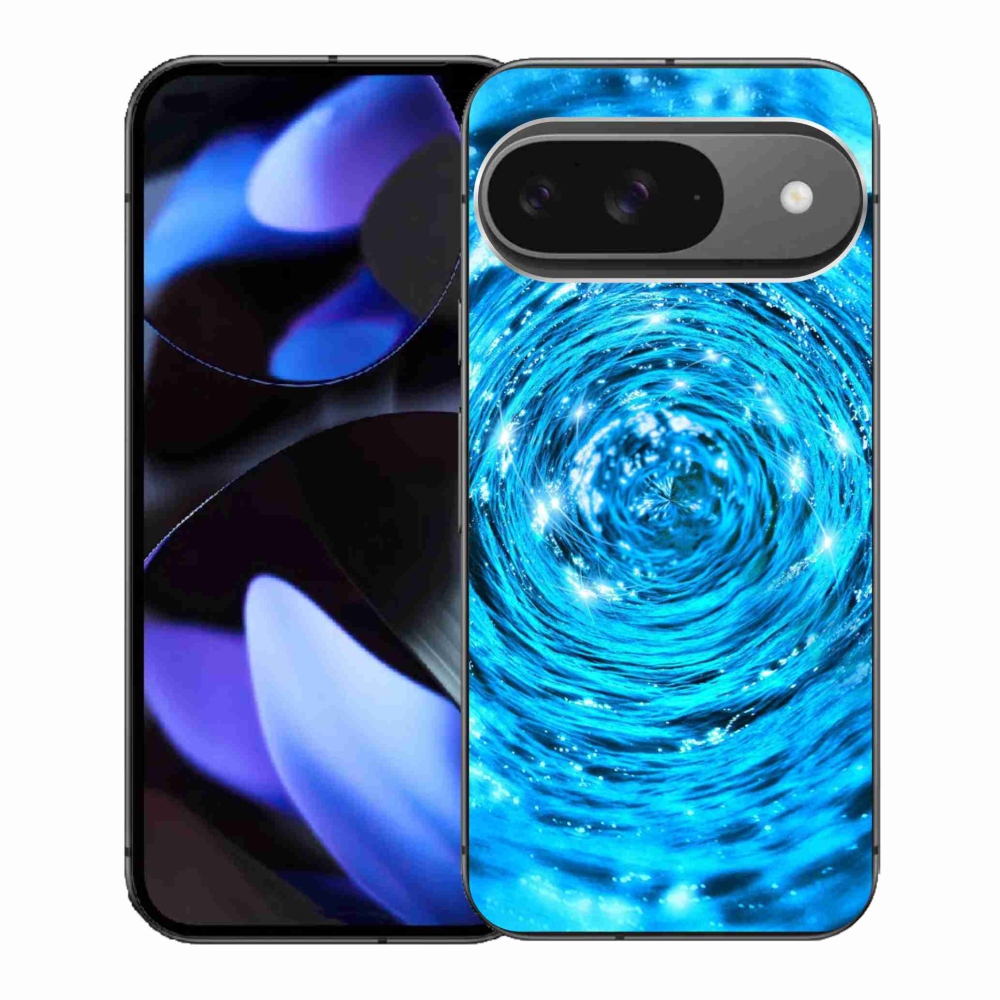 Gelový kryt mmCase na Google Pixel 9 - vodní vír