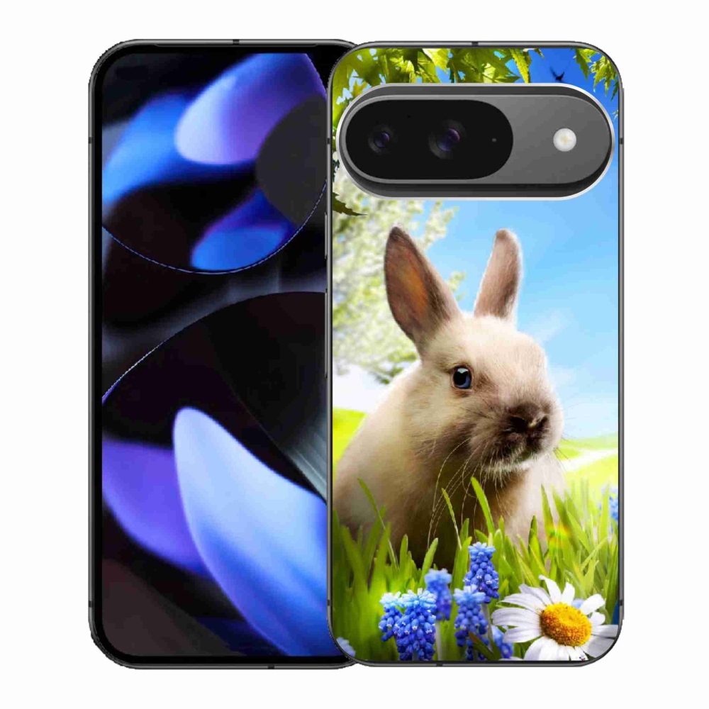 Gelový kryt mmCase na Google Pixel 9 - zajíček