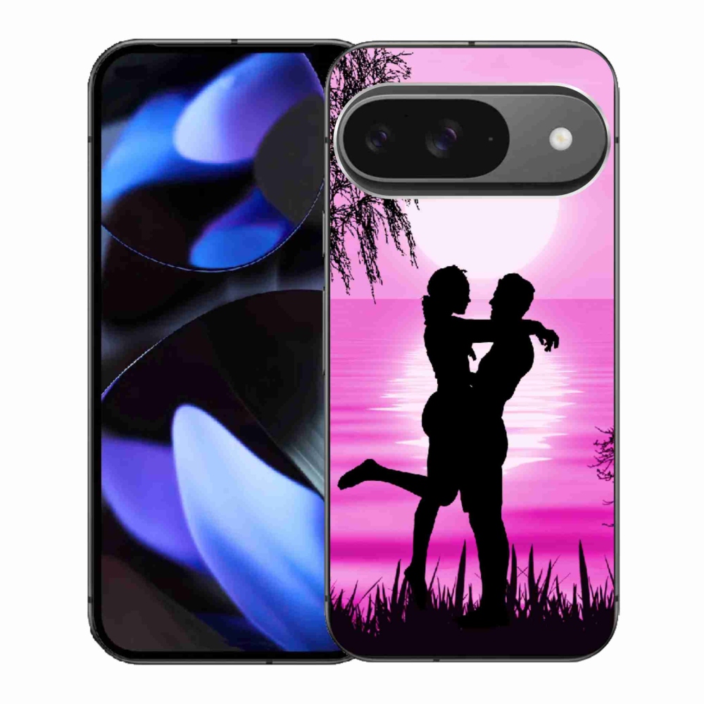 Gelový kryt mmCase na Google Pixel 9 - západ slunce