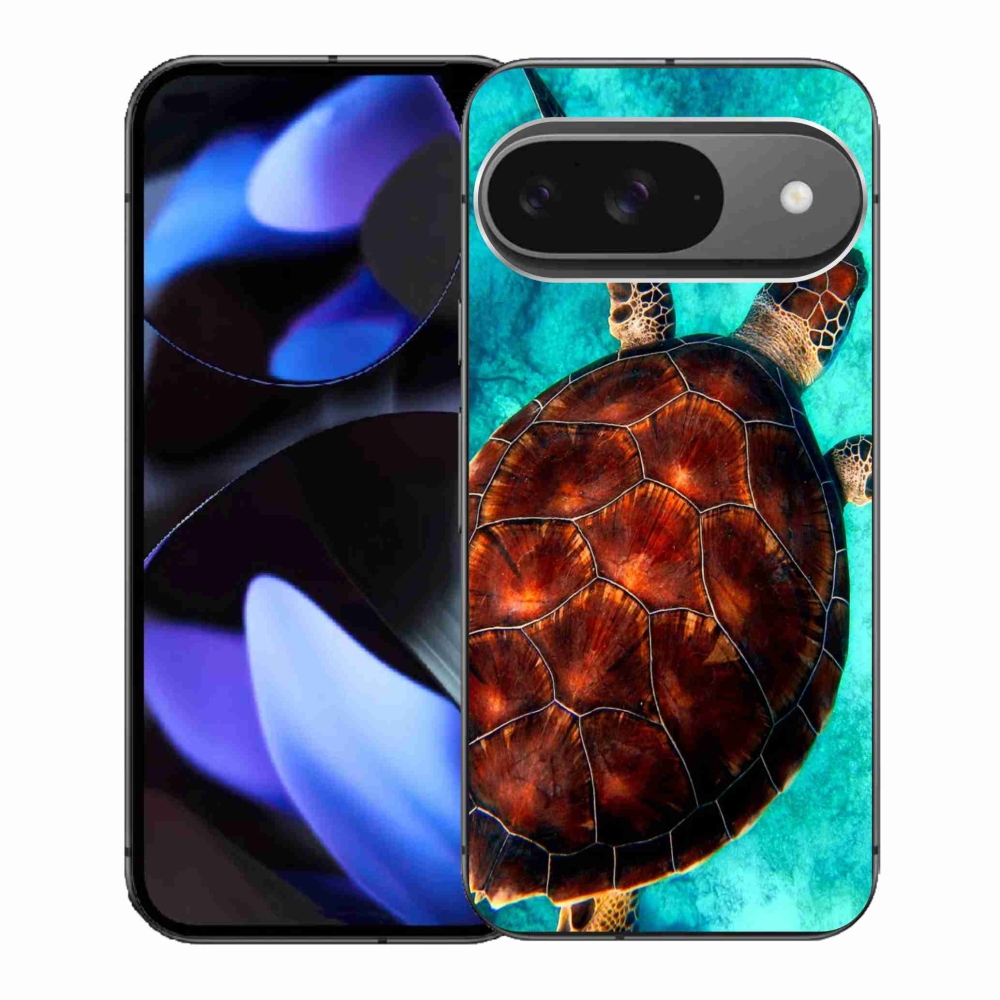 Gelový kryt mmCase na Google Pixel 9 - želva