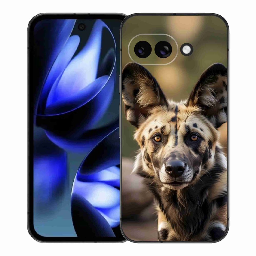 Gelový kryt mmCase na Google Pixel 9a - africký divoký pes