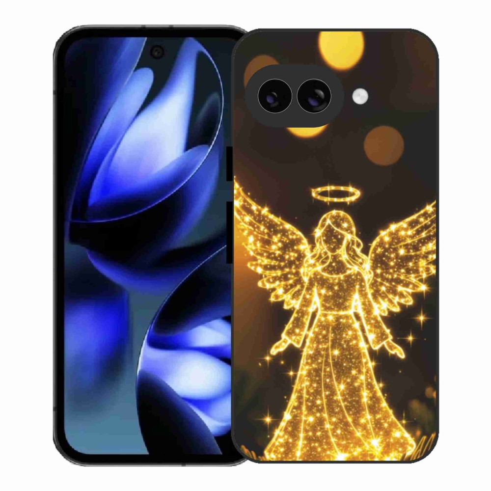 Gelový kryt mmCase na Google Pixel 9a - anděl