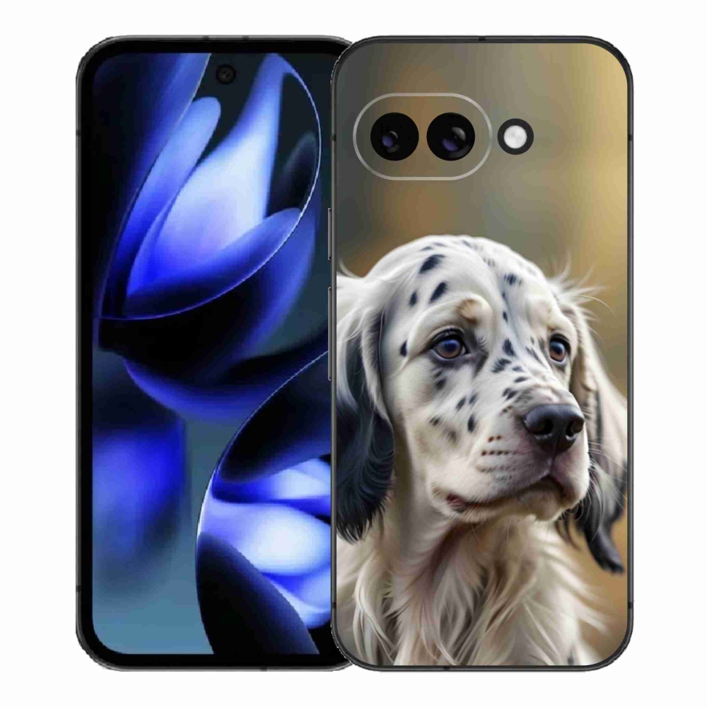 Gelový kryt mmCase na Google Pixel 9a - anglický setr