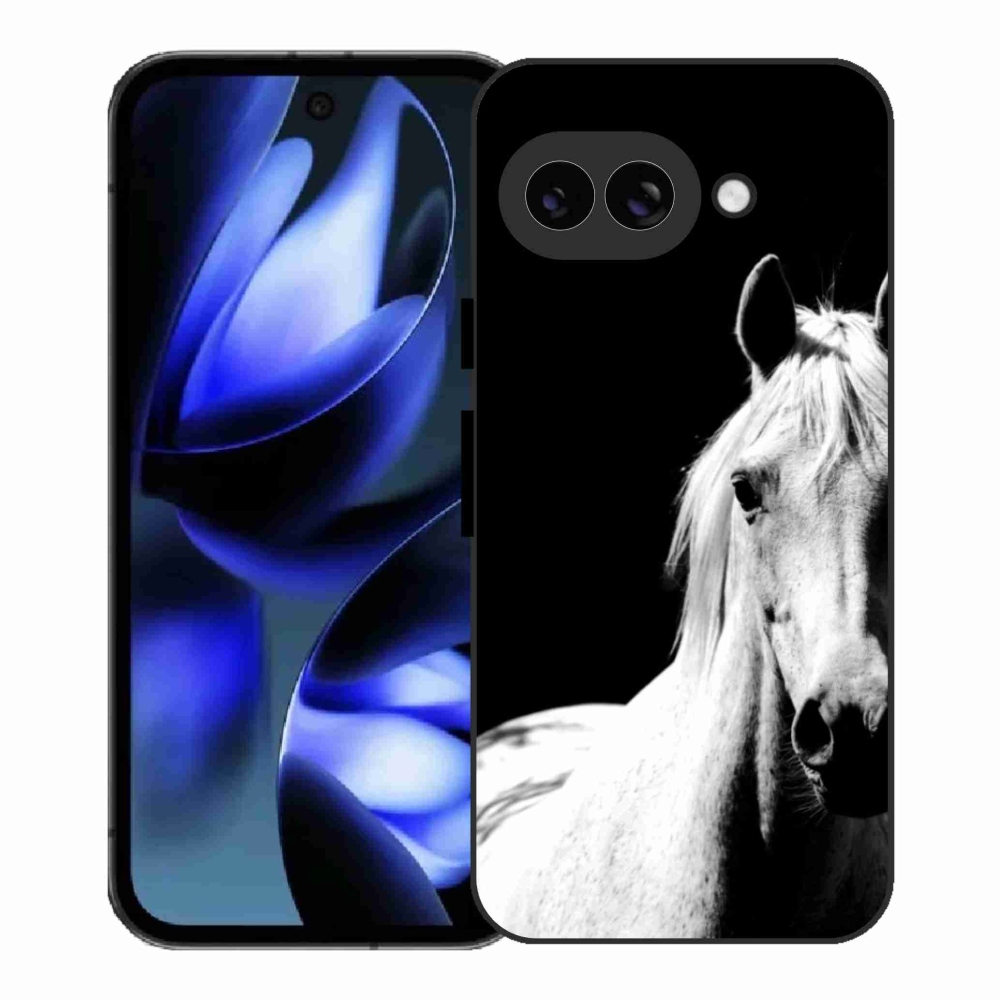 Gelový kryt mmCase na Google Pixel 9a - bílý kůň 5