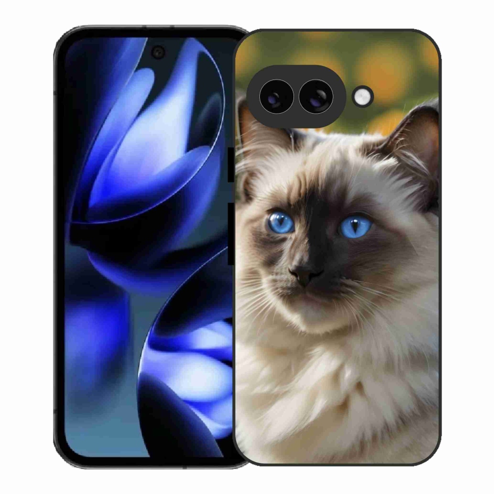 Gelový kryt mmCase na Google Pixel 9a - bílý ragdoll