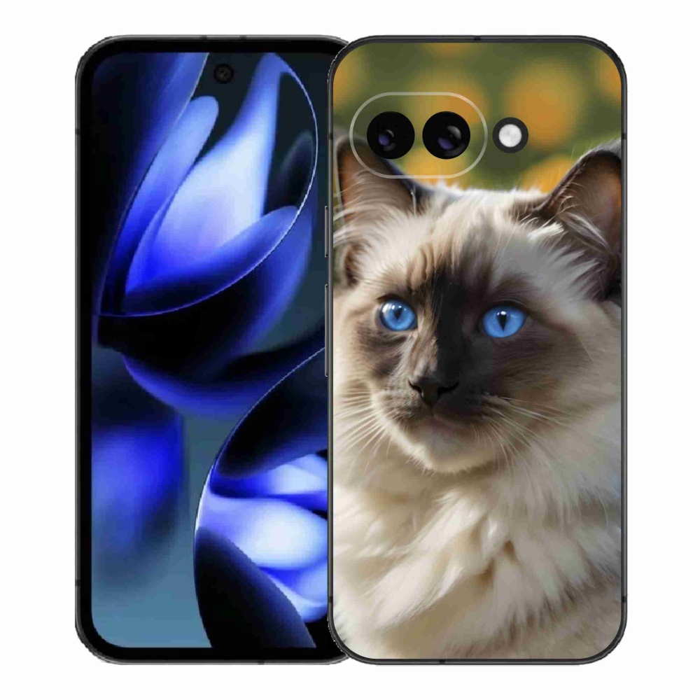 Gelový kryt mmCase na Google Pixel 9a - bílý ragdoll
