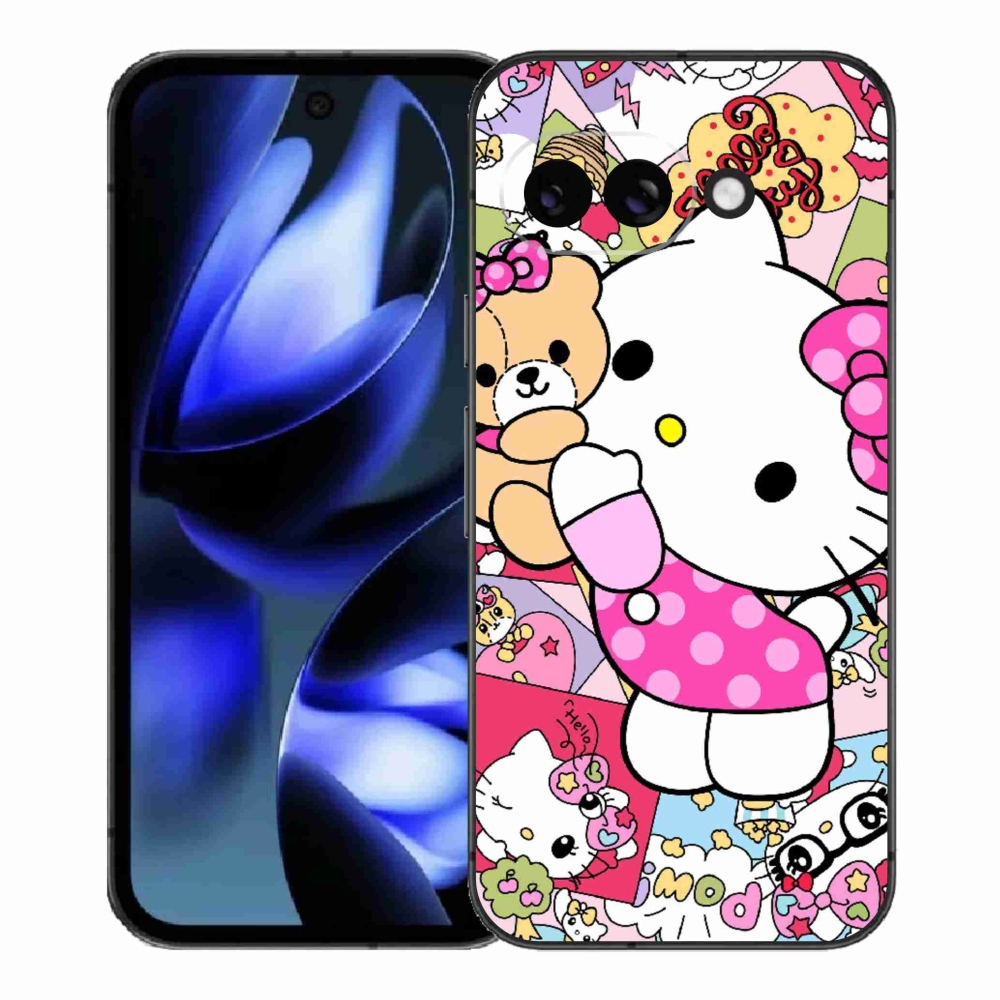 Gelový kryt mmCase na Google Pixel 9a - cute kitty
