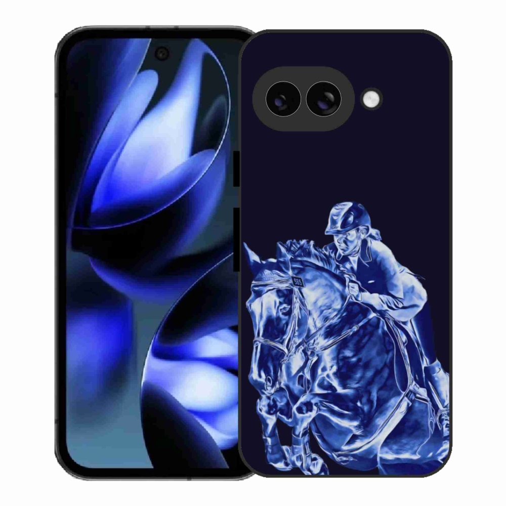 Gelový kryt mmCase na Google Pixel 9a - dostihový kůň