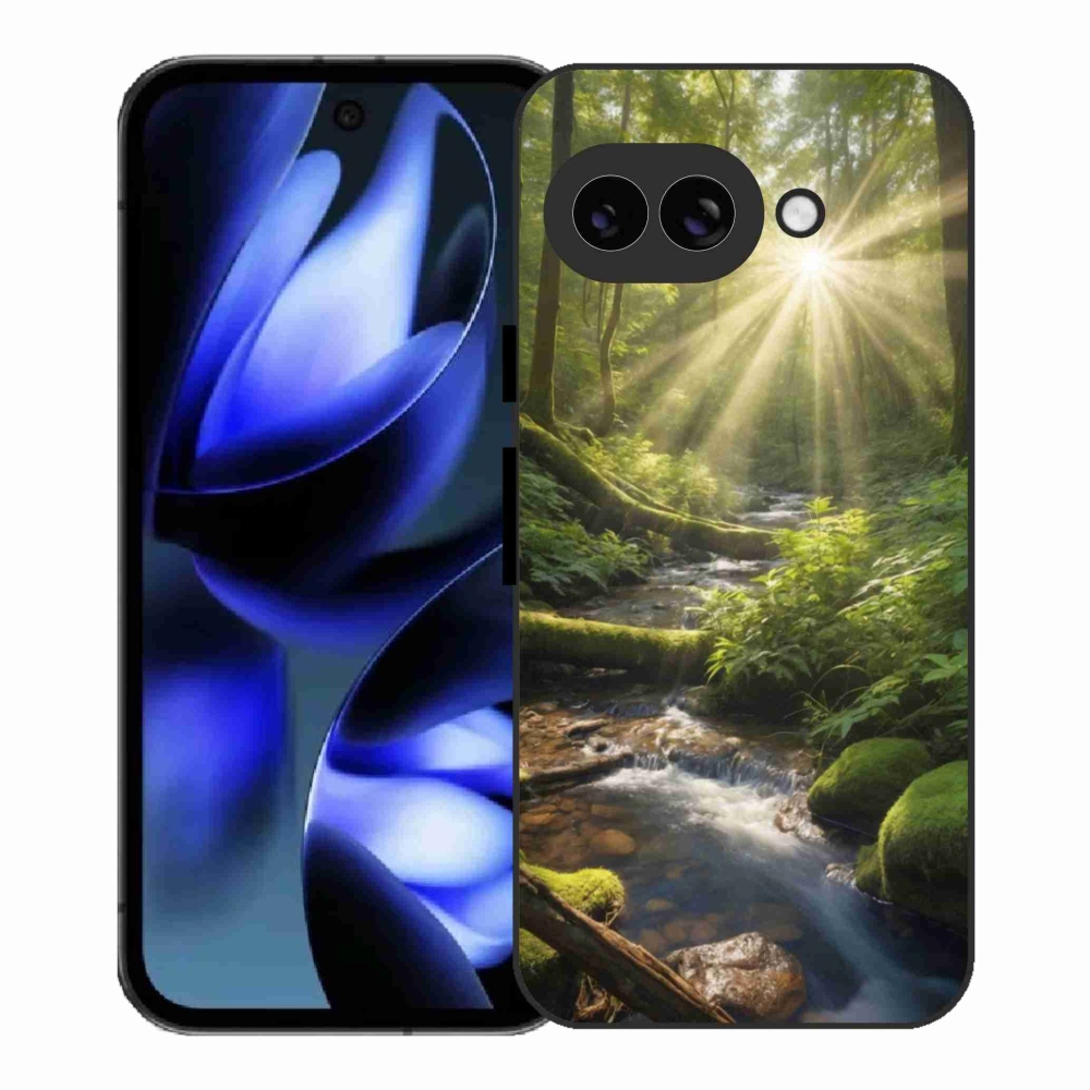 Gelový kryt mmCase na Google Pixel 9a - hlubina lesa