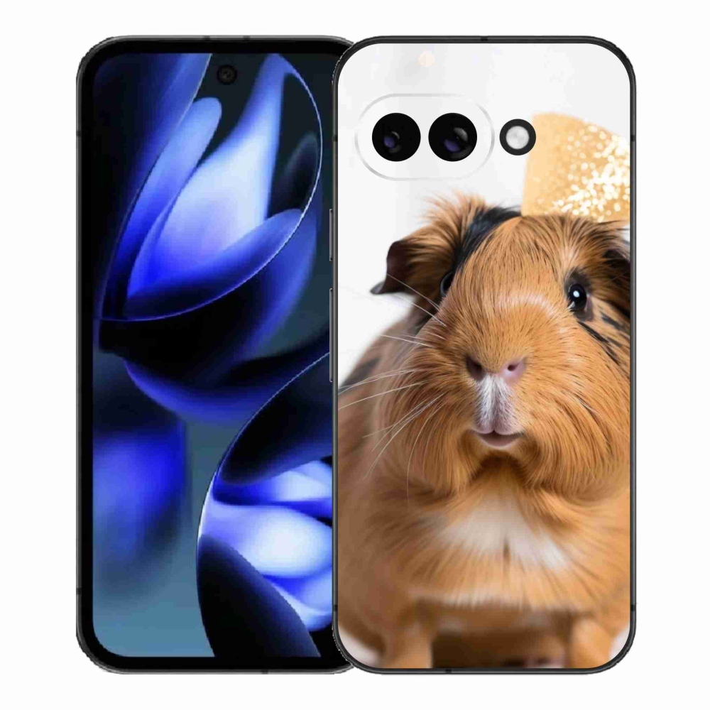 Gelový kryt mmCase na Google Pixel 9a - hnědé morče
