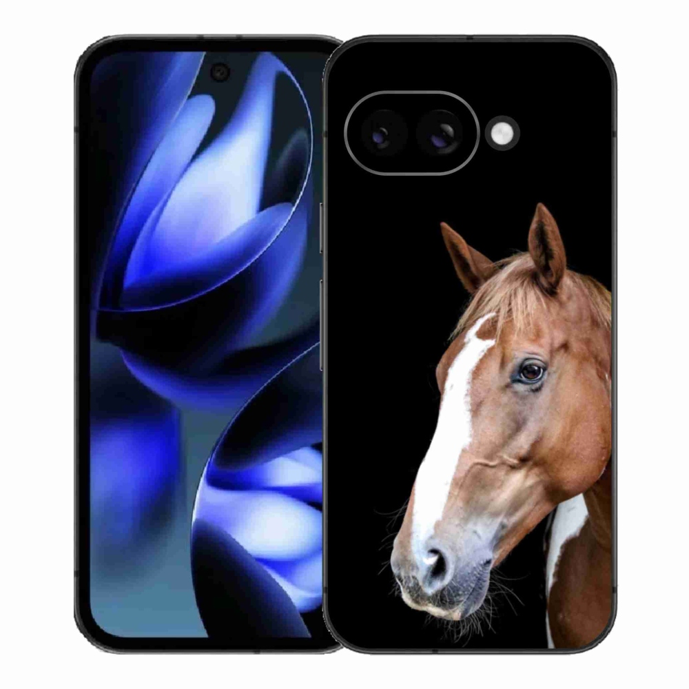 Gelový kryt mmCase na Google Pixel 9a - hnědý kůň 3