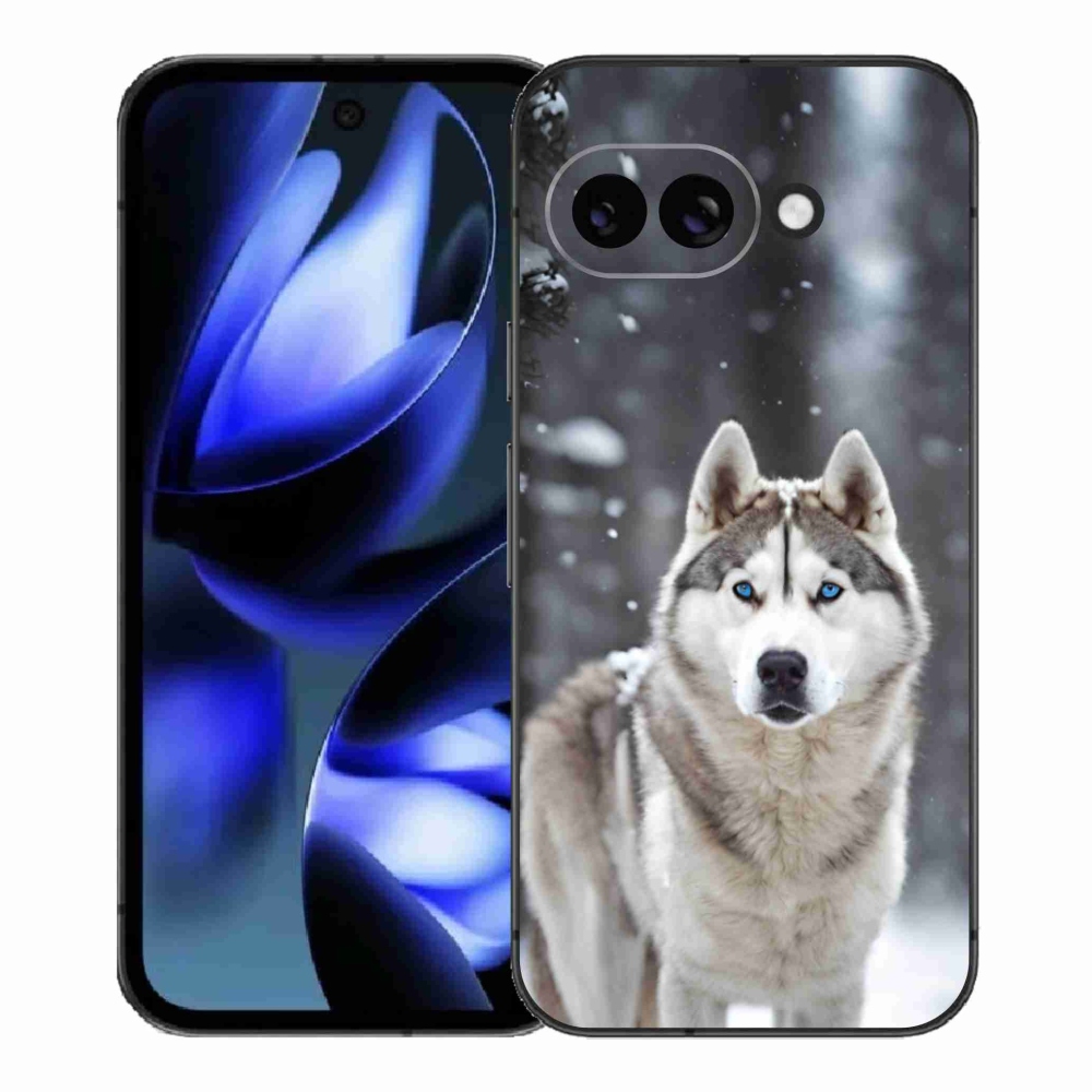 Gelový kryt mmCase na Google Pixel 9a - husky 2