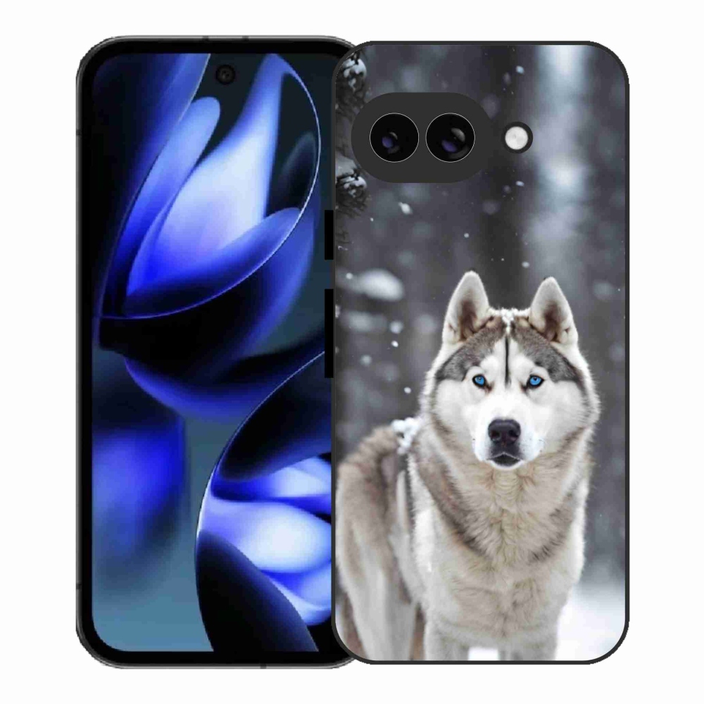 Gelový kryt mmCase na Google Pixel 9a - husky 2