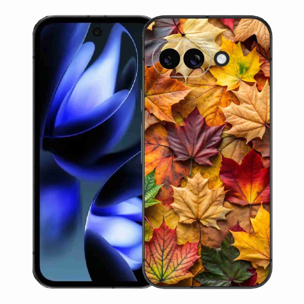 Gelový kryt mmCase na Google Pixel 9a - javorové listy 2
