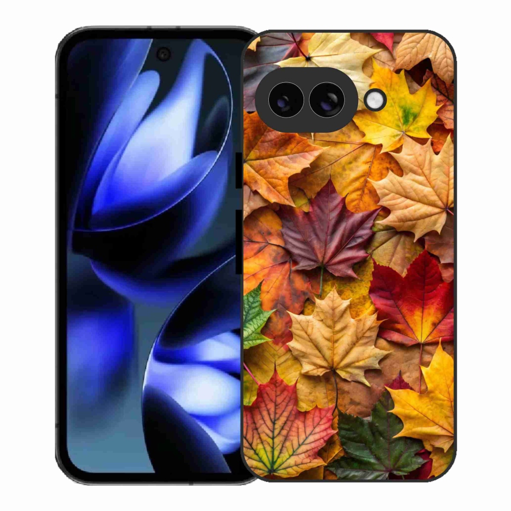 Gelový kryt mmCase na Google Pixel 9a - javorové listy 2