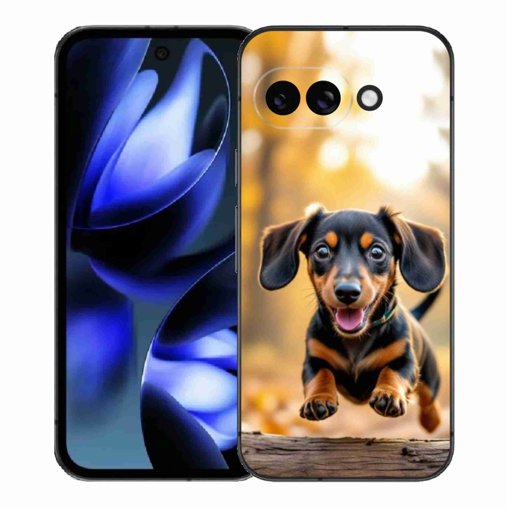 Gelový kryt mmCase na Google Pixel 9a - jezevčík 2