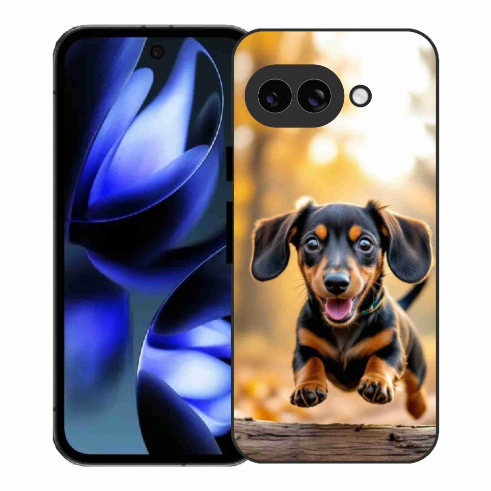 Gelový kryt mmCase na Google Pixel 9a - jezevčík 2