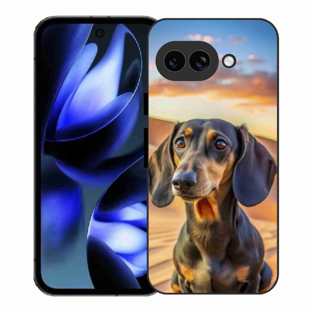 Gelový kryt mmCase na Google Pixel 9a - jezevčík 3 
