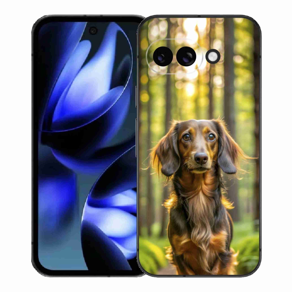 Gelový kryt mmCase na Google Pixel 9a - jezevčík 4
