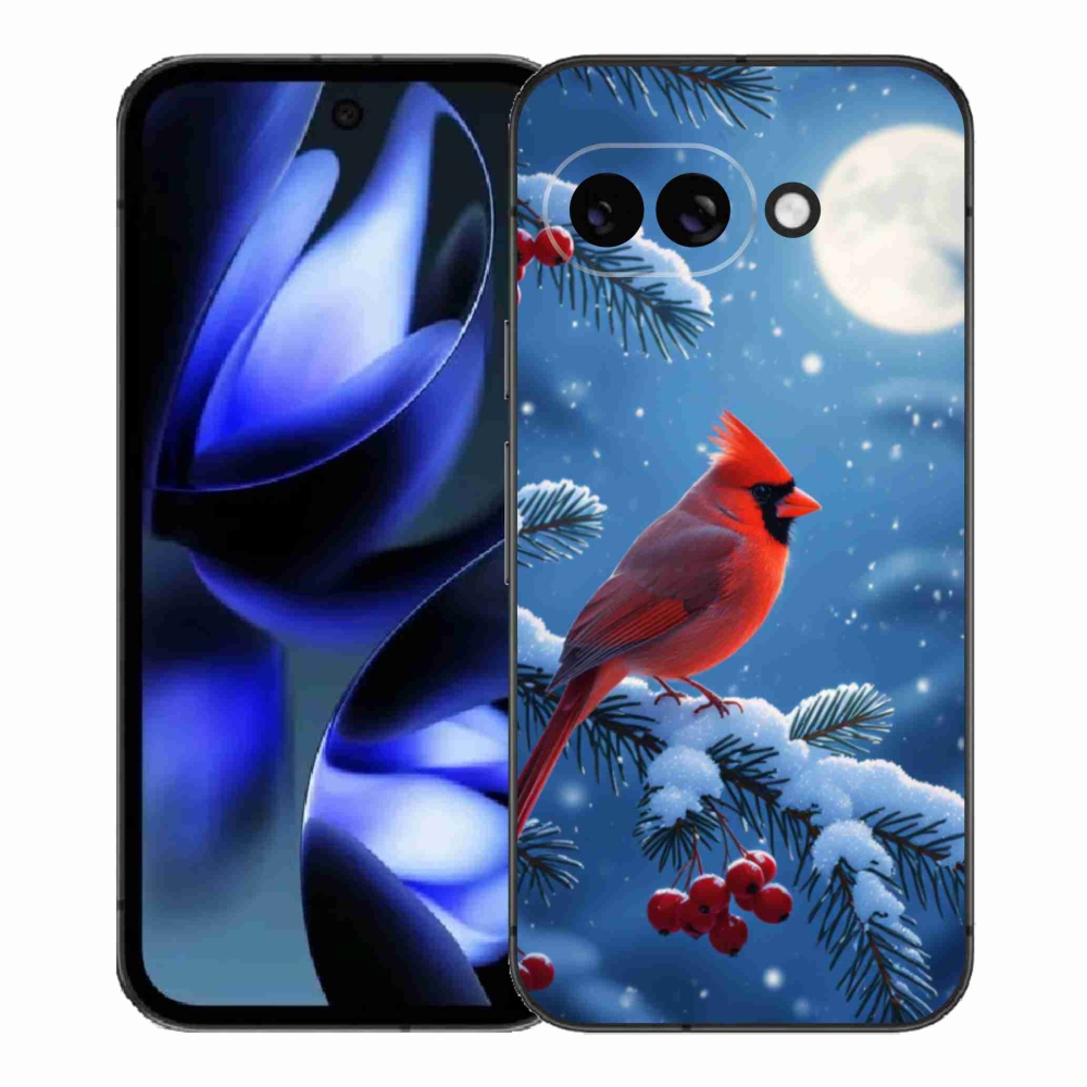 Gelový kryt mmCase na Google Pixel 9a - kardinál červený